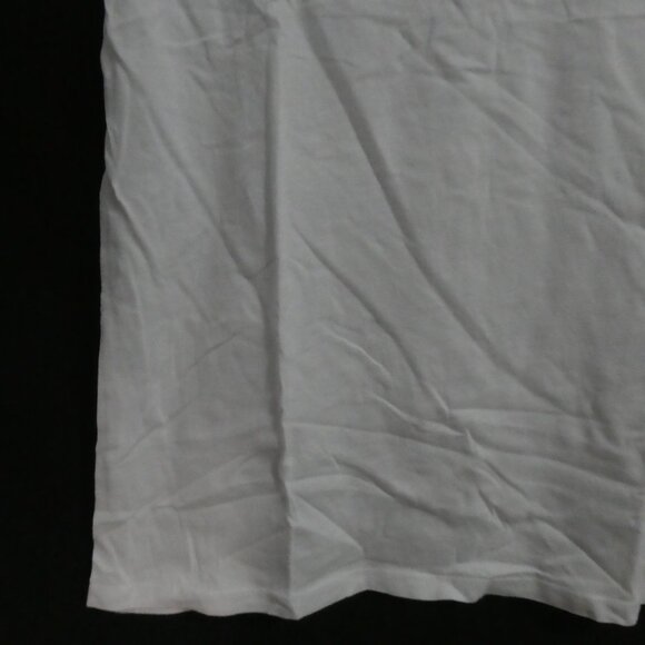 BLACK BROWN 1826 Super Soft Tee | medium | White Cotton V-Neck Short Sleeve Tee - Picture 6 of 12